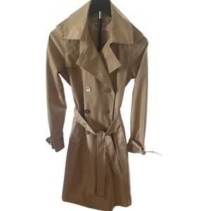 Michael Kors Tan Trench Coat with Belt